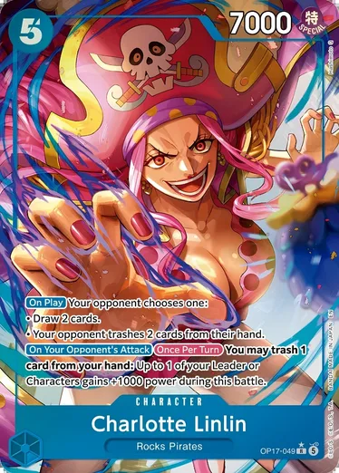 Carta Charlotte Linlin OP17-049, versión alternativa